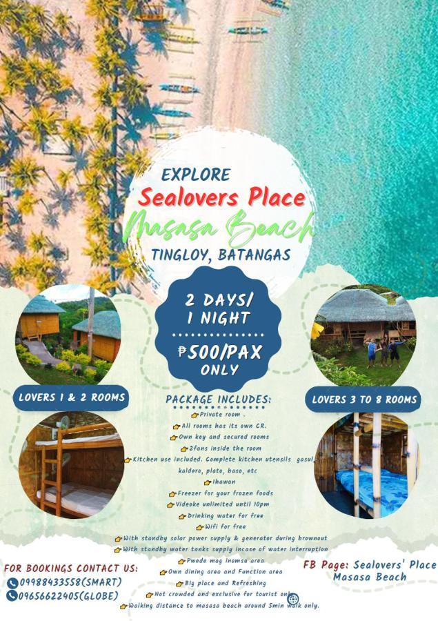 Sealovers' Place Masasa Beach バタンガス エクステリア 写真